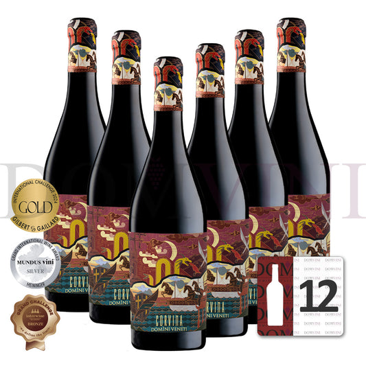 Corvina Verona IGT 2022 (Marco Polo Edition), DOMINI VENETI - 12er Weinpaket
