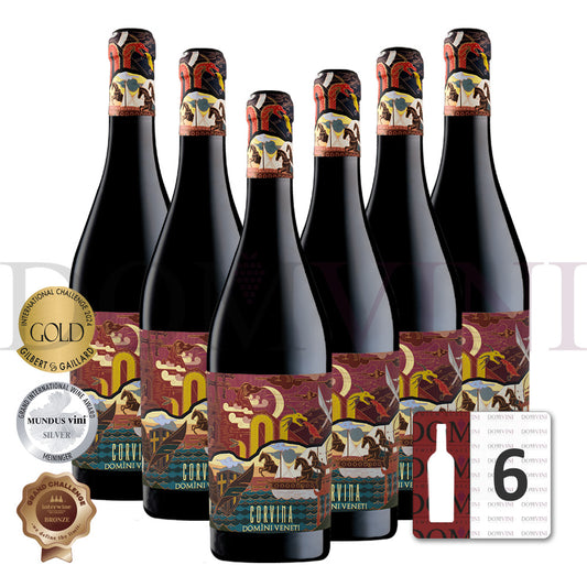 Corvina Verona IGT 2022 (Marco Polo Edition), DOMINI VENETI - 6er Weinpaket