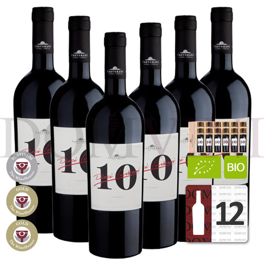 CASTORANI "Dieci Inverni" Rosso Colline Pescaresi IGT Bio 2012 in 1er OHK - 12er Weinpaket %SUPER SALE%