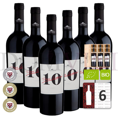 CASTORANI "Dieci Inverni" Rosso Colline Pescaresi IGT Bio 2012 in 1er OHK - 6er Weinpaket %SUPER SALE%