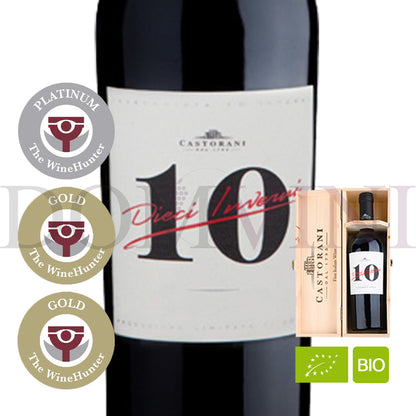 CASTORANI "Dieci Inverni" Rosso Colline Pescaresi IGT Bio 2012 in 1er OHK - 6er Weinpaket %SUPER SALE%