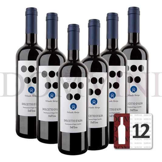 Orlando Abrigo - Dolcetto d'Alba DOC 2024 Dell'Erto - 12er Weinpaket