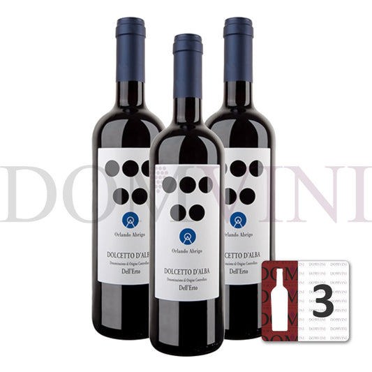 Orlando Abrigo - Dolcetto d'Alba DOC 2024 Dell'Erto - 3er Weinpaket