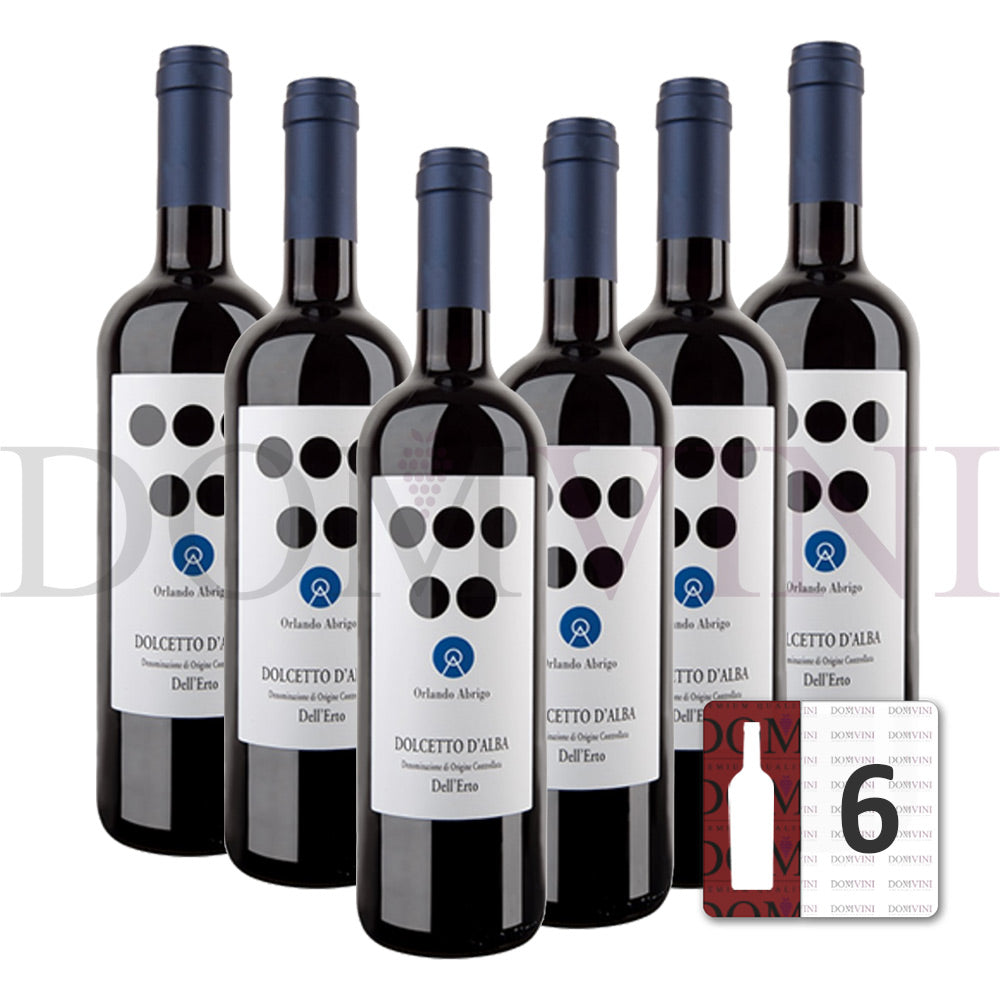 Orlando Abrigo - Dolcetto d'Alba DOC 2024 Dell'Erto - 6er Weinpaket