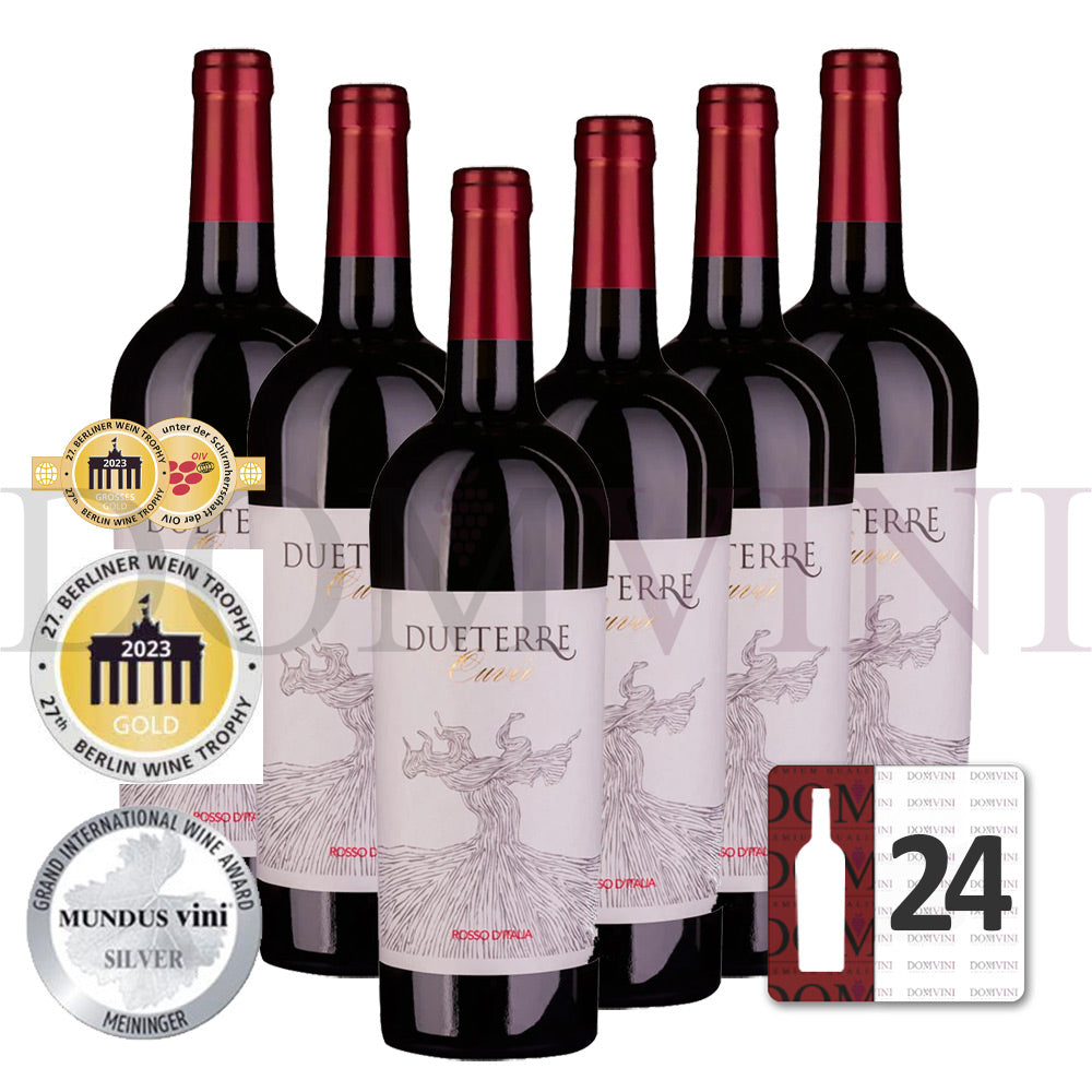 Dueterre Rosso d'Italia Cuveé 2023, Tagaro - 24er Weinpaket