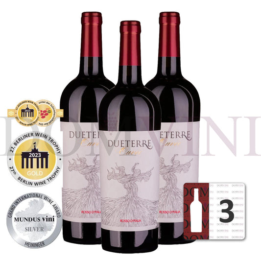 Dueterre Rosso d'Italia Cuveé 2023, Tagaro- 3er Weinpaket