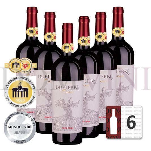 Dueterre Cuveé Rosso d'Italia 2022, Tagaro - 6er Weinpaket