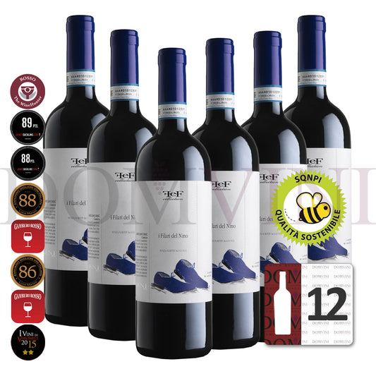 ZENI Bardolino Classico „I Filari del Nino“ DOC (FEF Collection) 2023 Biowein - 12er Weinpaket