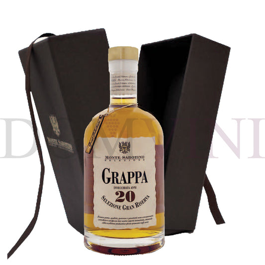 Grappa Selezione Gran Riserva 20 Jahre inkl. Geschenkbox - "Monte Sabotino" Distilleria Zanin 40% vol. 0,7 Liter