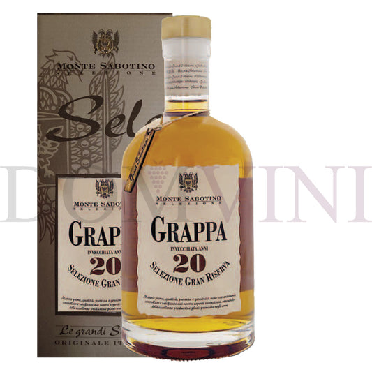 Grappa Selezione Gran Riserva 20 Jahre inkl. Geschenkbox - "Monte Sabotino" Distilleria Zanin 40% vol. 0,7 Liter