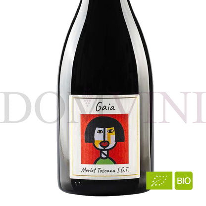 GLI ARCHI "Gaia" Merlot Toscana IGT 2017 Bio - 12er Weinpaket