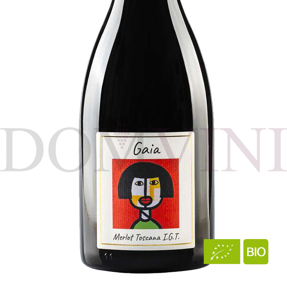 GLI ARCHI "Gaia" Merlot Toscana IGT 2017 Bio - 24er Weinpaket