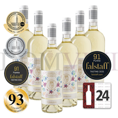 CA' de' ROCCHI "Garda Bianco" DOP 2024, TINAZZI - 24er Weinpaket