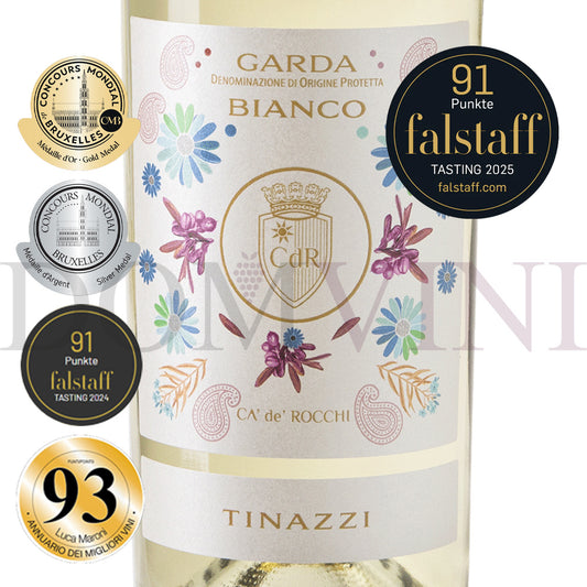 CA' de' ROCCHI "Garda Bianco" DOP 2024, TINAZZI - 24er Weinpaket