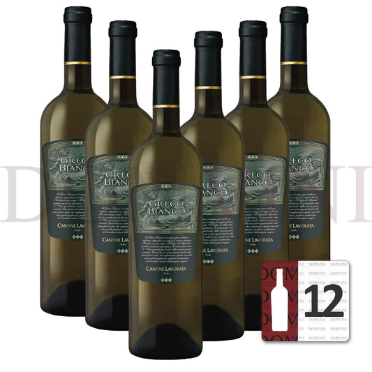 Greco Bianco IGT Calabria 2023 - Cantine Lavorata - 12er Weinpaket