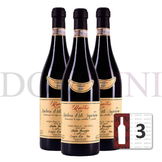 Barbera d’Asti Superiore “Il Maestro” DOCG 2022 - Stella Giuseppe (3er Weinpaket)