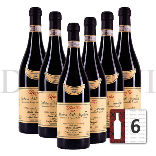 Barbera d’Asti Superiore “Il Maestro” DOCG 2022 - Stella Giuseppe (6er Weinpaket)