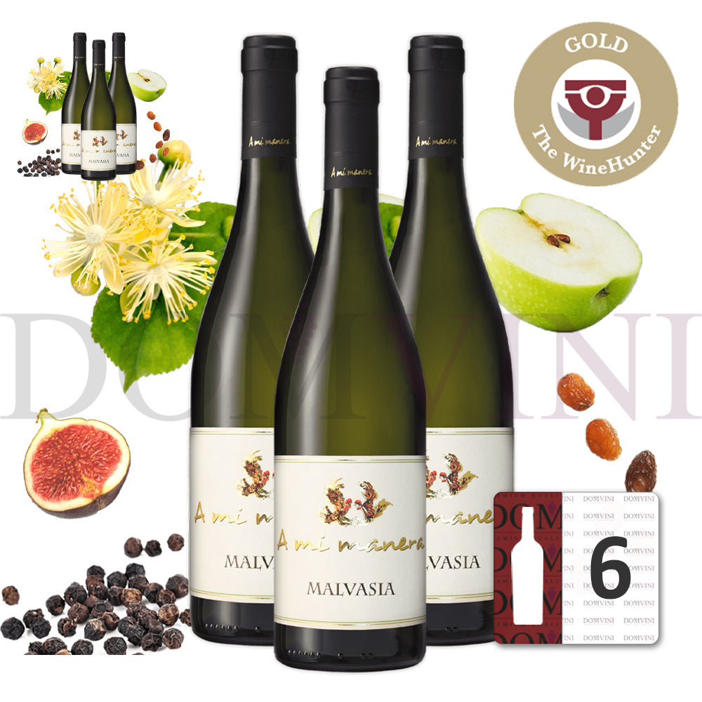 "MALVASIA" IGT Veneto 2023 - TENUTA VITIVINICOLA "A MI MANERA®" 6er-Weinpaket