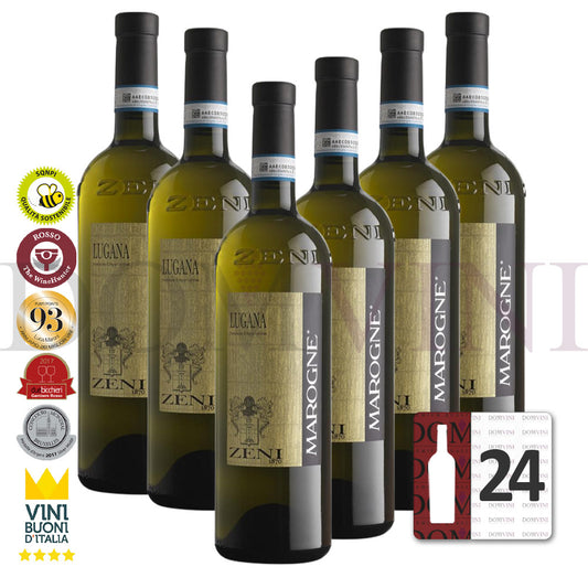 ZENI "Lugana" DOC Marogne 2023 Bio (SQNPI) - 24er Weinpaket