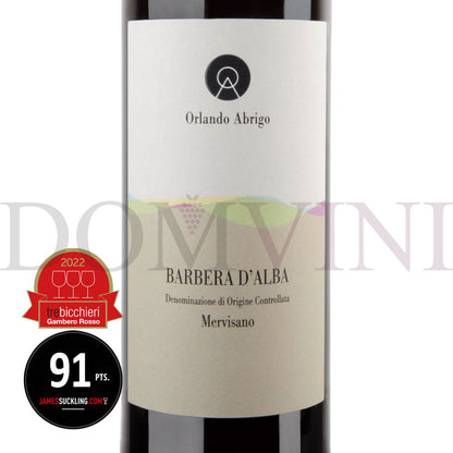 ORLANDO ABRIGO - Barbera d'Alba Superiore DOC "Mervisano" 2017 - 12er Weinpaket