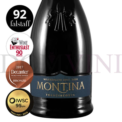 Montina Franciacorta Millesimato Brut DOCG 2019 "Neue Kollektion" - 3er Schaumwein-Paket