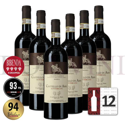"Montebuoni" Chianti Classico Riserva DOCG 2021 - Castello di Ama (12er Weinpaket)