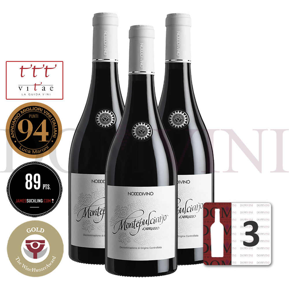 Montepulciano d’Abruzzo DOC 2021 - NODODIVINO (3er Weinpaket)