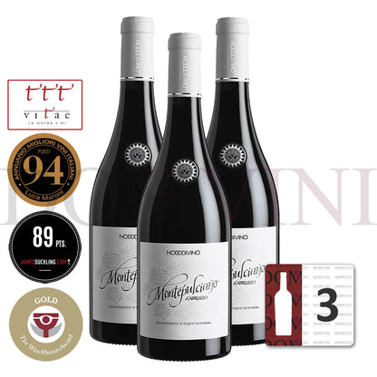 Montepulciano d’Abruzzo DOC 2021 - NODODIVINO (3er Weinpaket)