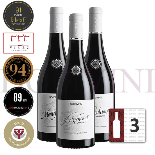 Montepulciano d’Abruzzo DOC 2021 - NODODIVINO (3er Weinpaket)