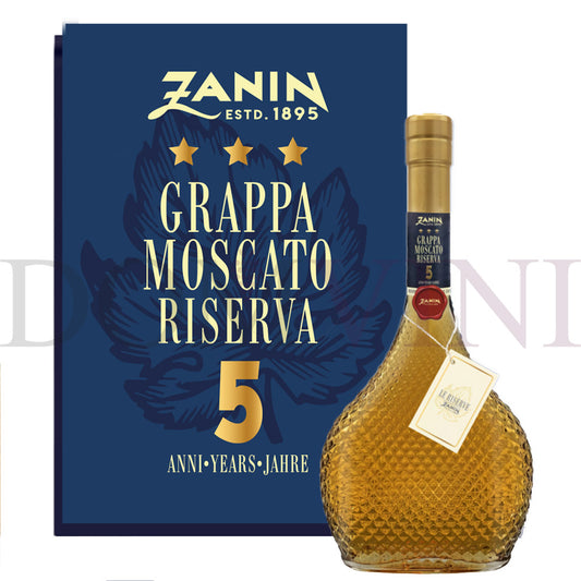 Zanin Grappa Moscato Riserva 5 Anni 40,0% vol. 0,5 Liter