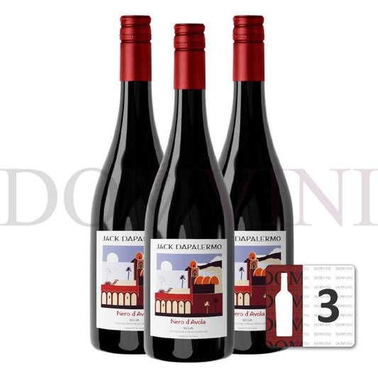 JACK DAPALERMO "Nero D'Avola" Sicilia DOC 2024 - OCCIDUO - 3er Weinpaket