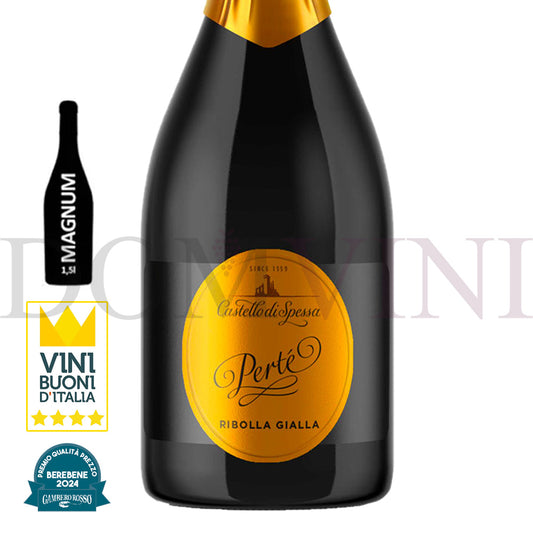 Castello di Spessa Spumante "Pertè" Ribolla Gialla Metodo Charmat 2023 Magmum 1,5l - 3er Weinpaket