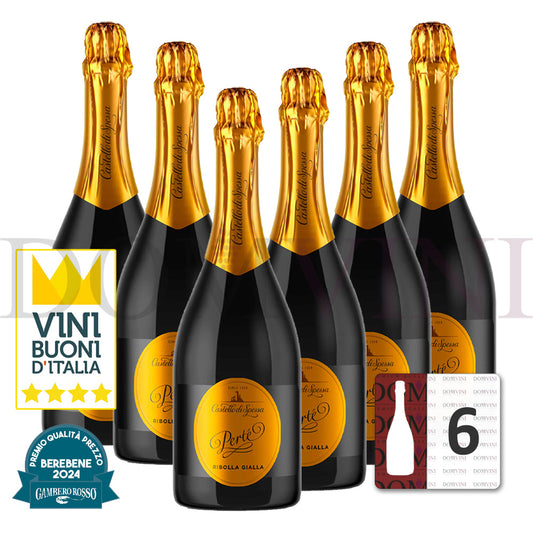 Castello di Spessa Spumante "Pertè" Ribolla Gialla Metodo Charmat 2023 - 6er Weinpaket