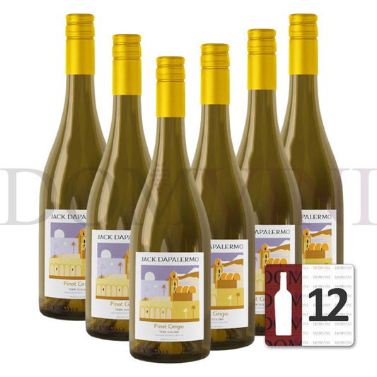 JACK DAPALERMO "Pinot Grigio" Terre Sicilia IGP 2024 - OCCIDUO - 12er Weinpaket