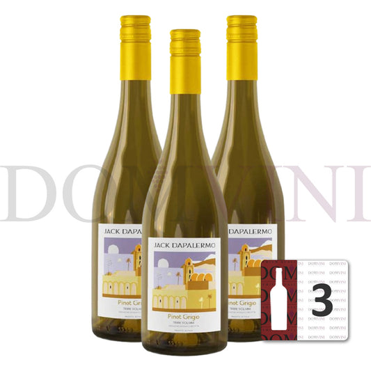 JACK DAPALERMO "Pinot Grigio" Terre Sicilia IGP 2024 - OCCIDUO - 3er Weinpaket