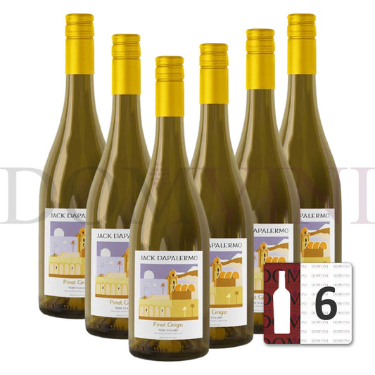 JACK DAPALERMO "Pinot Grigio" Terre Sicilia IGP 2024 - OCCIDUO - 6er Weinpaket