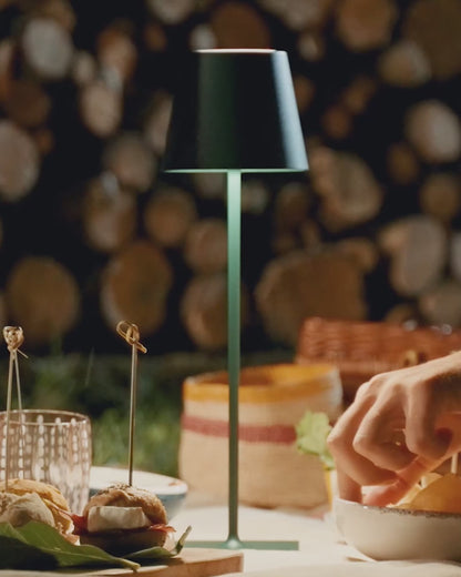 Poldina 3K Akku-Tischlampe IP65 Dimmbar - Zafferano