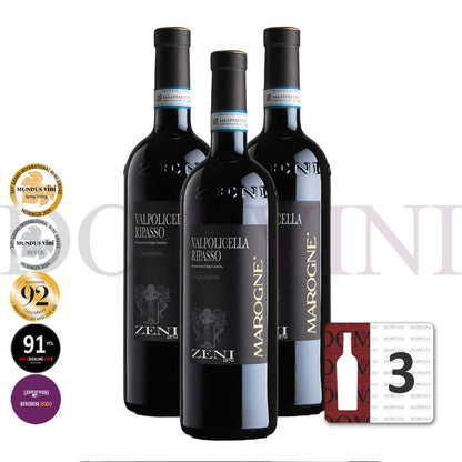 ZENI Valpolicella Classico Superiore "Ripasso" Marogne DOC 2021 - 3er Weinpaket