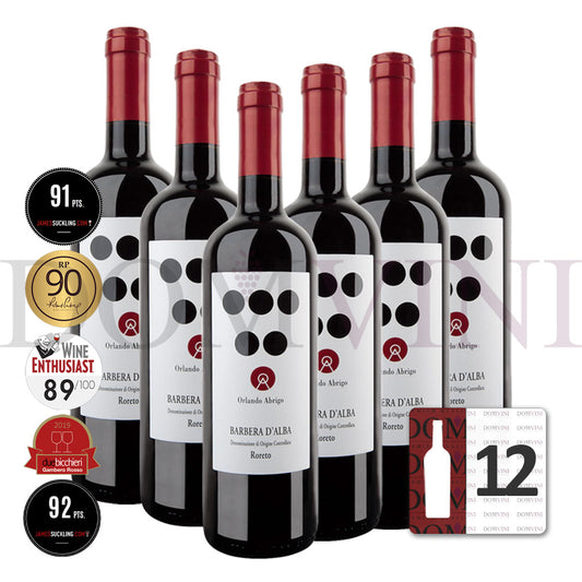 ORLANDO ABRIGO Barbera d’Alba "Roreto®" DOC 2020 - 12er Weinpaket