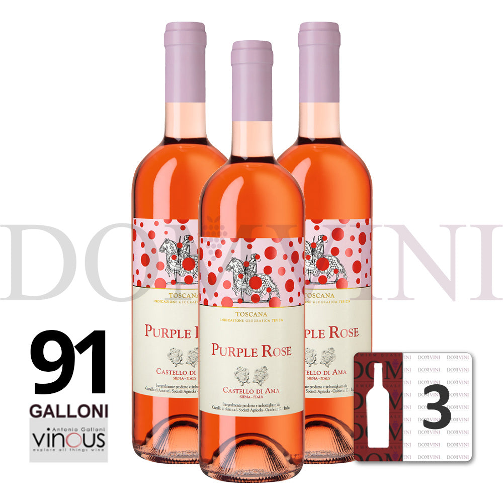 Castello di Ama Purple Rose Toscana IGT 2024 - 3er Weinpaket