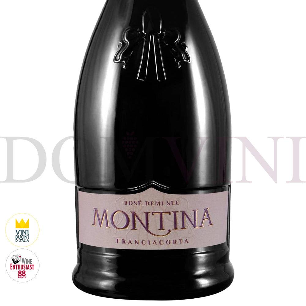 La Montina Franciacorta Rosè Demi Sec DOCG [New collection] - 24er Schaumwein-Paket