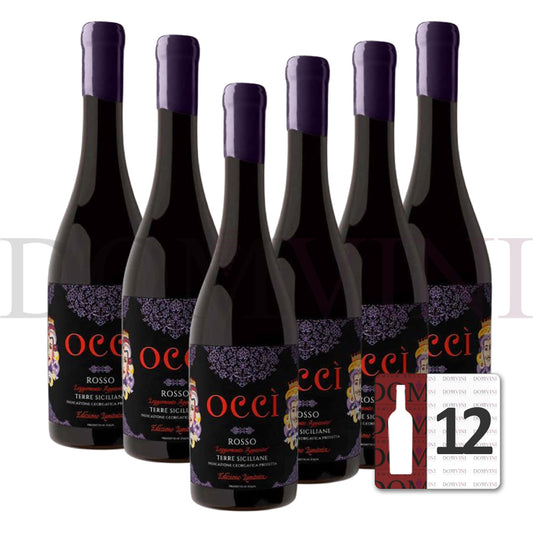 „Occì“ Rosso Terre Siciliane IGP 2022 - OCCIDUO - 12er Weinpaket