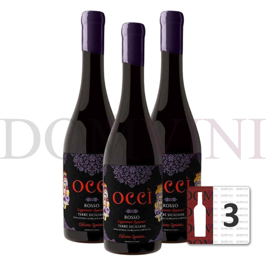 „Occì“ Rosso Terre Siciliane IGP 2022 - OCCIDUO - 3er Weinpaket