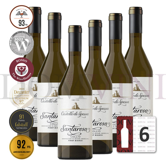 Castello di Spessa "Santrosa" Pinot Bianco DOC Collio 2023 - 6er Weinpaket