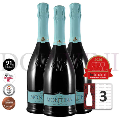 La Montina Franciacorta Satèn DOCG [New collection] - 3er Schaumwein-Paket