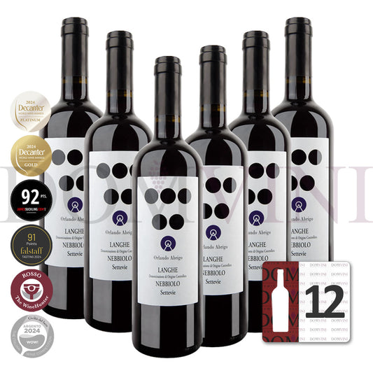 ORLANDO ABRIGO Langhe Nebbiolo "Settevie" 2021 DOC - 12er Weinpaket