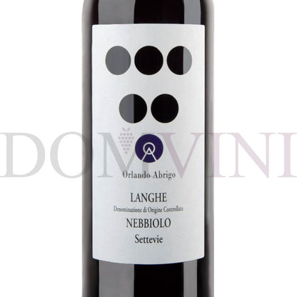 ORLANDO ABRIGO - Langhe Nebbiolo "Settevie" 2020 DOC  - 3er Weinpaket