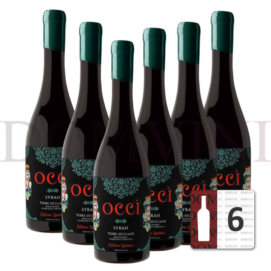 „Occì“ Syrah Terre Siciliane IGP 2023 - OCCIDUO - 6er Weinpaket