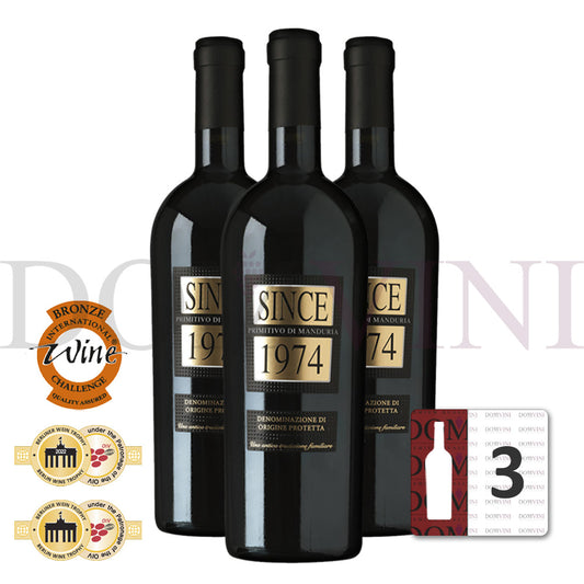 Tenute Eméra - Primitivo di Manduria DOP “SINCE 1974” 2023 - 3er Weinpaket