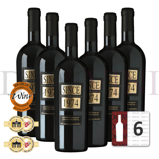 Tenute Eméra - Primitivo di Manduria DOP “SINCE 1974” 2023 - 6er Weinpaket